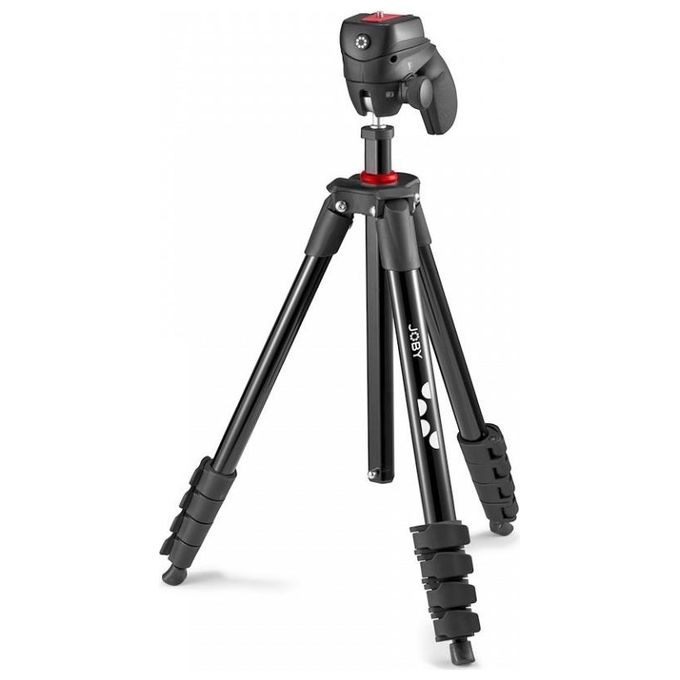 Joby JB01762 Compact Action Kit Treppiede Smartphone Fotocamera Testa a Sfera 1.5 Kg 155 cm colore Nero