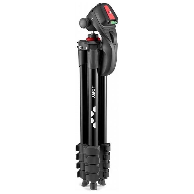 Joby JB01761-BWW Compact Action Treppiede per Fotocamera e Smartphone Portata 1.5 Kg Testa a Sfera con Sgancio Rapido colore Nero