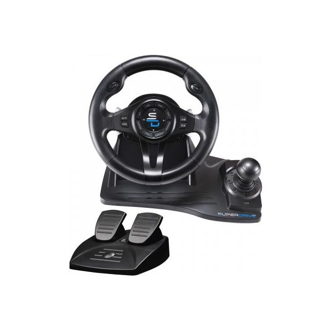 Subsonic SA5596-NG Superdrive GS550 Volante da Corsa con Pedaliera 270° Doppia Vibrazione USB PC PS4 Xbox One Xbox Series X-S colore Nero