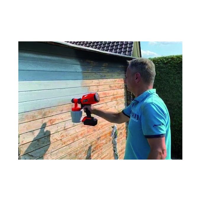 Einhell TC-SY 18-60 LI-SOLO Power X-Change Pistola a Spruzzo a Batteria 18V 650 ml-min Ugelli 2,0 mm e 2,5 mm Senza Batteria