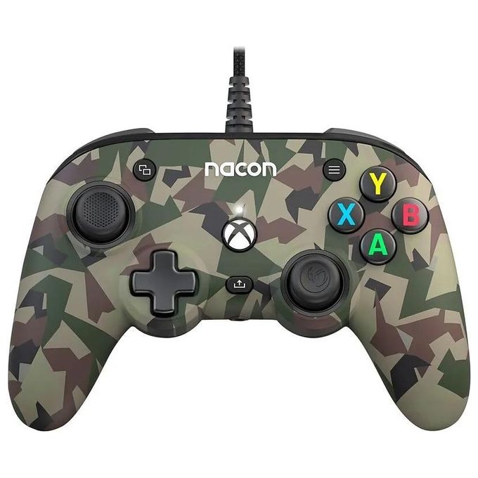 NACON NA010350 Controller per Xbox Cablato con Personalizzazione Tasti e Jack Cuffie 3 5 mm colore Mimetico