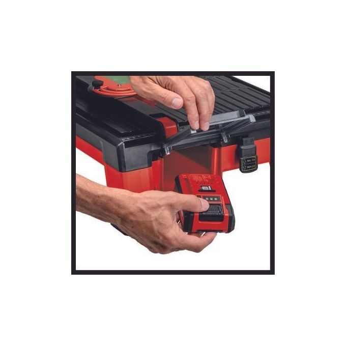 Einhell 4301190 Power X-Change Tagliapiastrelle a Batteria 18V 115 mm 3800 rpm Raffreddamento ad Acqua disco diamantato incluso