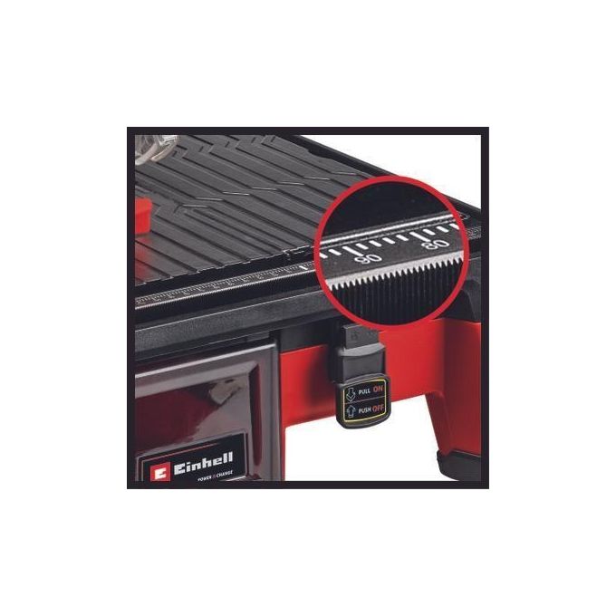 Einhell 4301190 Power X-Change Tagliapiastrelle a Batteria 18V 115 mm 3800 rpm Raffreddamento ad Acqua disco diamantato incluso
