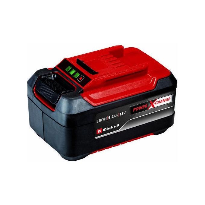 Einhell 4511526 PXC-Twinpack Batteria Power X-Change 2 pz 18 V 5,2 Ah Ioni di Litio colore Nero Rosso