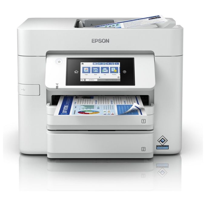 Epson C11CJ05403 WorkForce Pro WF-C4810DTWF Stampante Multifunzione Inkjet A4 4800x2400 DPI 36 ppm Wi-Fi Fronte Retro colore Grigio