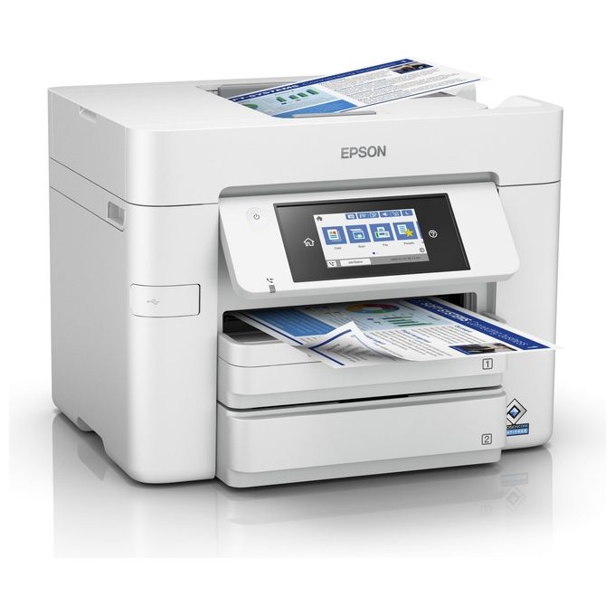 Epson C11CJ05403 WorkForce Pro WF-C4810DTWF Stampante Multifunzione Inkjet A4 4800x2400 DPI 36 ppm Wi-Fi Fronte Retro colore Grigio