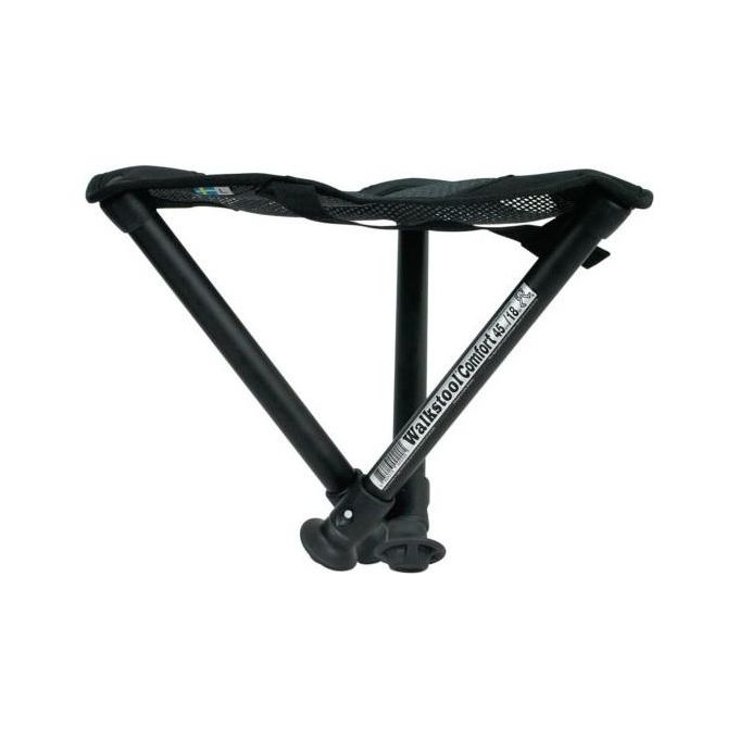 Walkstool 3452 Comfort 45 Sgabello da campeggio 3 gambe 200 Kg Altezza 45 cm Peso 725 g colore Nero