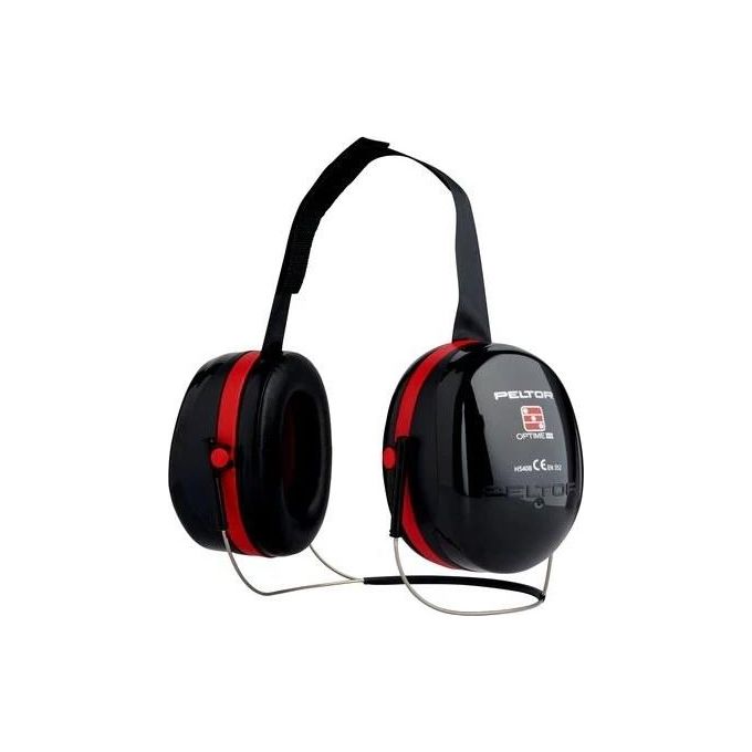 Peltor Cuffie Di Protezione Udito Rosso-Nero