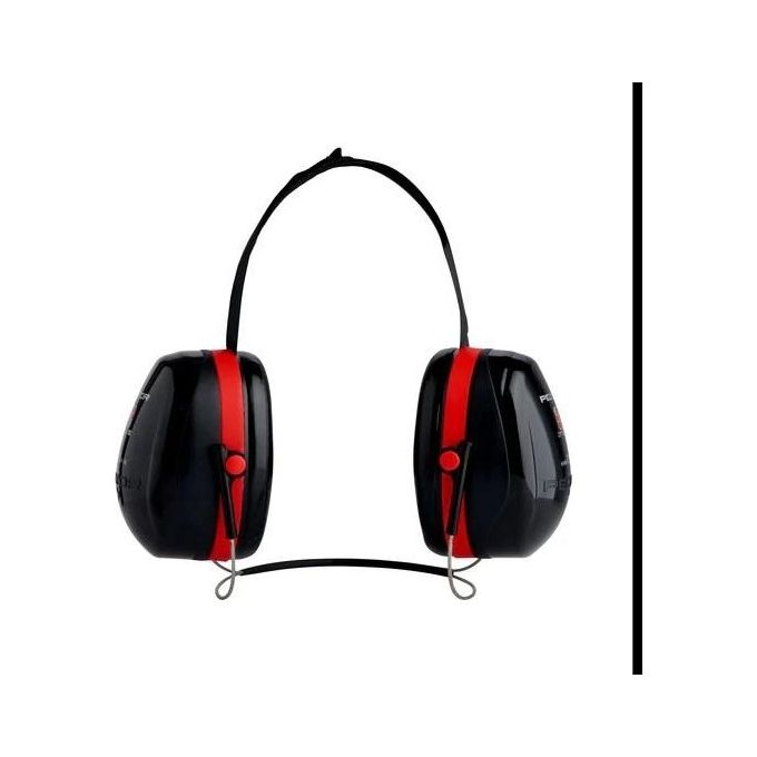 Peltor Cuffie Di Protezione Udito Rosso-Nero