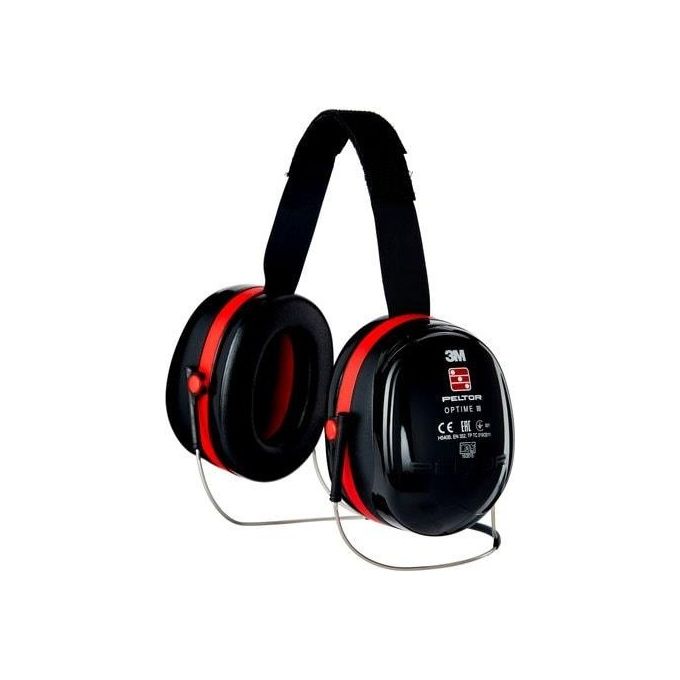 Peltor Cuffie Di Protezione Udito Rosso-Nero