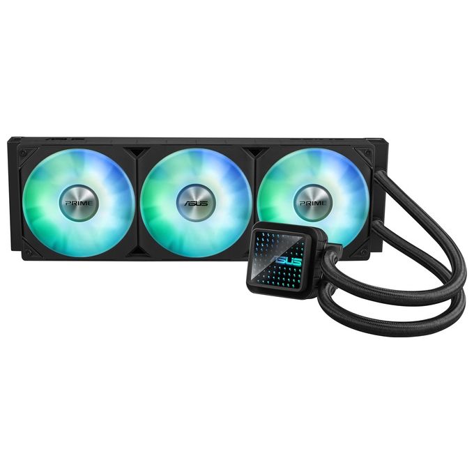 Asus PRIME LC 360 ARGB Dissipatore a Liquido All-In-One 360mm 3 Ventole 120mm ARGB Aura Sync Intel AMD colore Nero