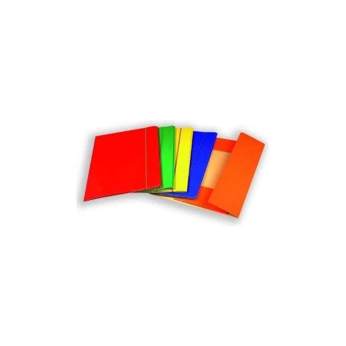 Brefiocart Cf10 cartelle 3 lembi con Elastico Arancio
