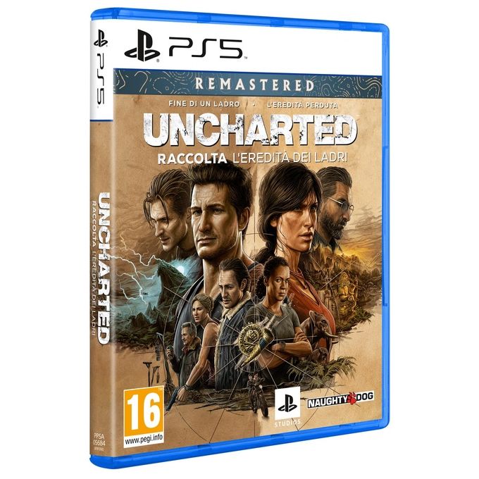 Sony 9791393 Uncharted Raccolta L'Eredita' dei Ladri Collezione Videogioco PlayStation 5 Blu-ray Azione Avventura ITA