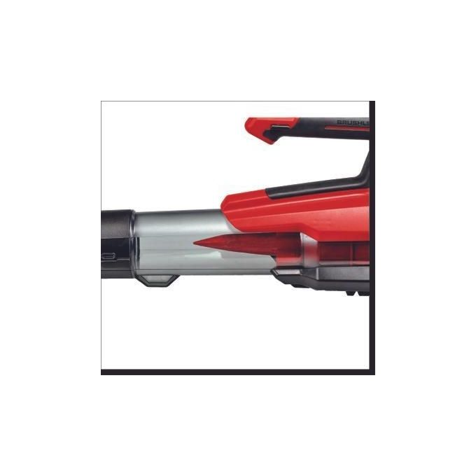 Einhell GP-LB 18-200 Power X-Change Soffiatore per Foglie a Batteria 18V Brushless 200 km-h 670 m³-h colore Nero Rosso