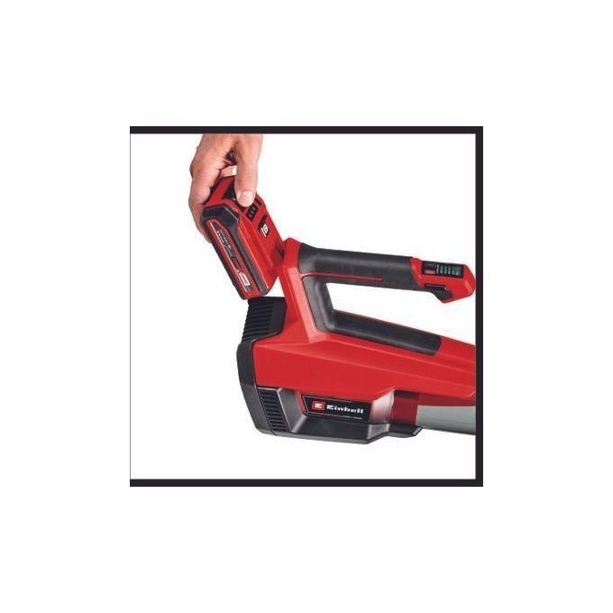 Einhell GP-LB 18-200 Power X-Change Soffiatore per Foglie a Batteria 18V Brushless 200 km-h 670 m³-h colore Nero Rosso