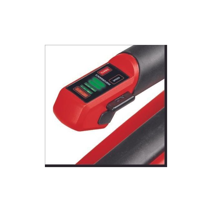 Einhell GP-LB 18-200 Power X-Change Soffiatore per Foglie a Batteria 18V Brushless 200 km-h 670 m³-h colore Nero Rosso