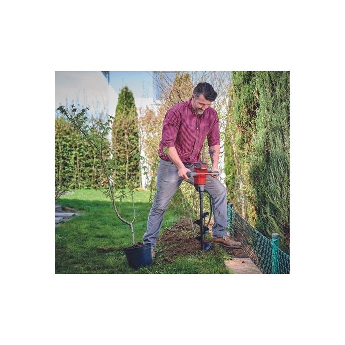 Einhell 3437000 GP-EA 18-150 Li BL-Solo Trivella a batteria Motore brushless 18 V 125 giri-min Punta 150 mm 80 cm colore Nero