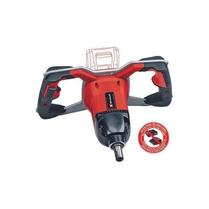 Einhell 3437000 GP-EA 18-150 Li BL-Solo Trivella a batteria Motore brushless 18 V 125 giri-min Punta 150 mm 80 cm colore Nero