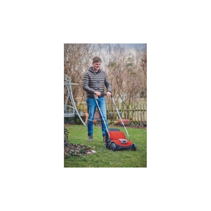 Einhell 3420604 Power X-Change Scarificatore a Batteria 18 V Motore Brushless Larghezza 28 cm 3 Regolazioni Profondita' Colore Nero Rosso