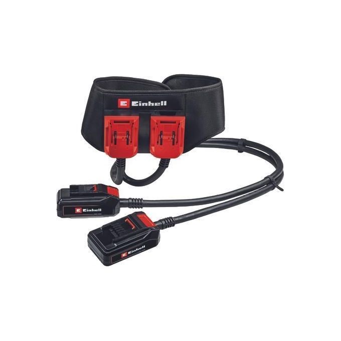 Einhell 3408310 GE-PB 36-18 Li Cintura Portabatteria Power X-Change Compatibile 18 V e 36 V Lunghezza Regolabile 150 cm colore Nero