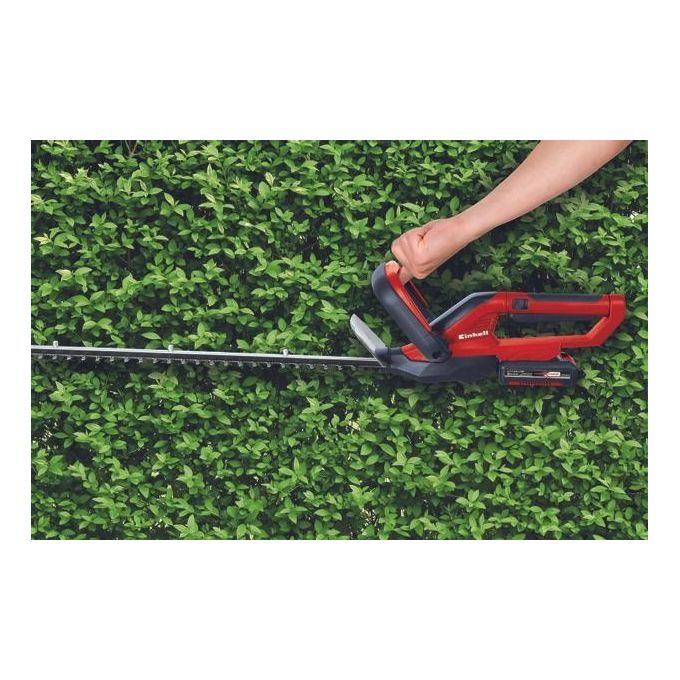 Einhell 3410506 GE-CH 1855-1 Li Kit Tagliasiepi a batteria 18 V 2,5 Ah lama 55 cm impugnatura regolabile colore Nero Rosso