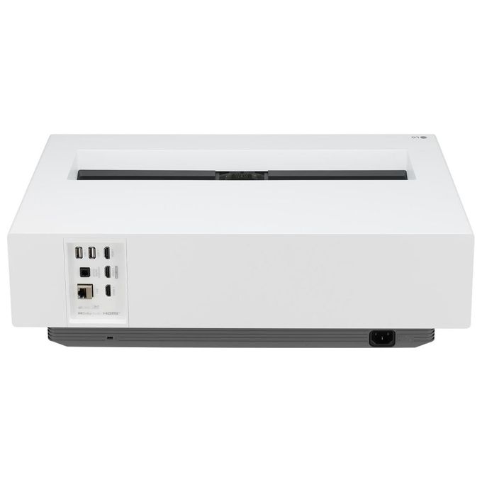 LG HU715QW.AEU CineBeam Videoproiettore Laser UHD 4K 3840x2160 2500 ANSI lumen HDR10 Dolby Atmos colore Bianco