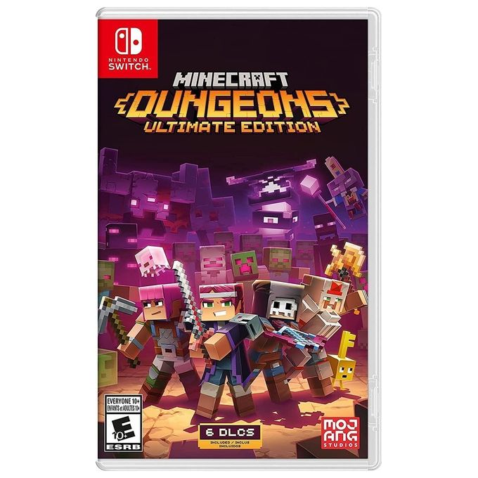 Nintendo 10008746 Minecraft Dungeons Ultimate Edition Gioco Nintendo Switch CIAB Multiplayer PEGI 7