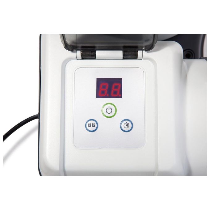 Intex 26642 Krystal Clear Pompa Filtro a Sabbia 3500 L-h Flusso Sistema 2000 L-h Timer 24h Hydro Aeration colore Bianco