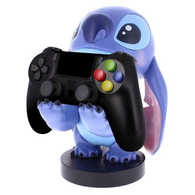 Exquisite Gaming CGCRDS300219 Cable Guys Stitch Porta Elettroniche Personaggio da Collezione Disney 20 cm colore Blu Viola