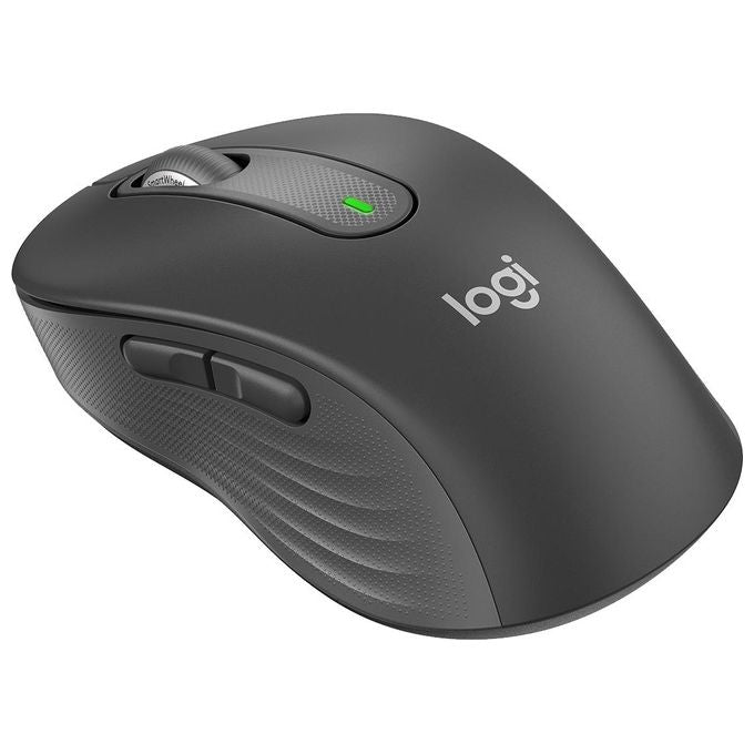 Logitech 910-006253 Signature M650 Mouse Wireless Bluetooth Ottico 2000 DPI 5 Tasti Clic Silenzioso colore Grafite