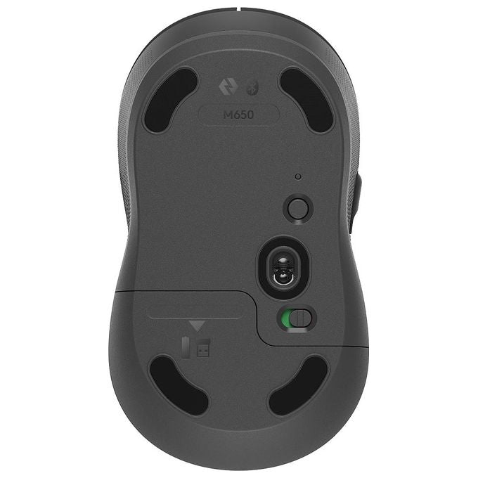 Logitech 910-006253 Signature M650 Mouse Wireless Bluetooth Ottico 2000 DPI 5 Tasti Clic Silenzioso colore Grafite