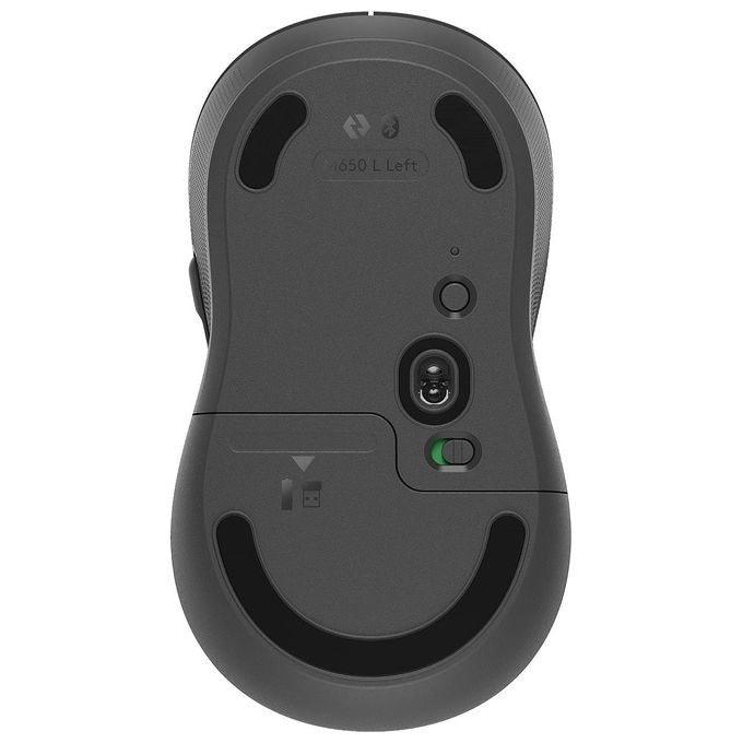Logitech 910-006239 Signature M650 L Mouse Wireless per Mancini Bluetooth Ottico 2000 DPI SilentTouch colore Grafite