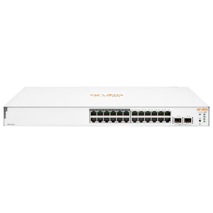 Aruba JL813A Instant On 1830 Switch Intelligente 24 porte Gigabit 12p PoE+ Classe 4 2 SFP 195W Gestito L2 Rack 1U