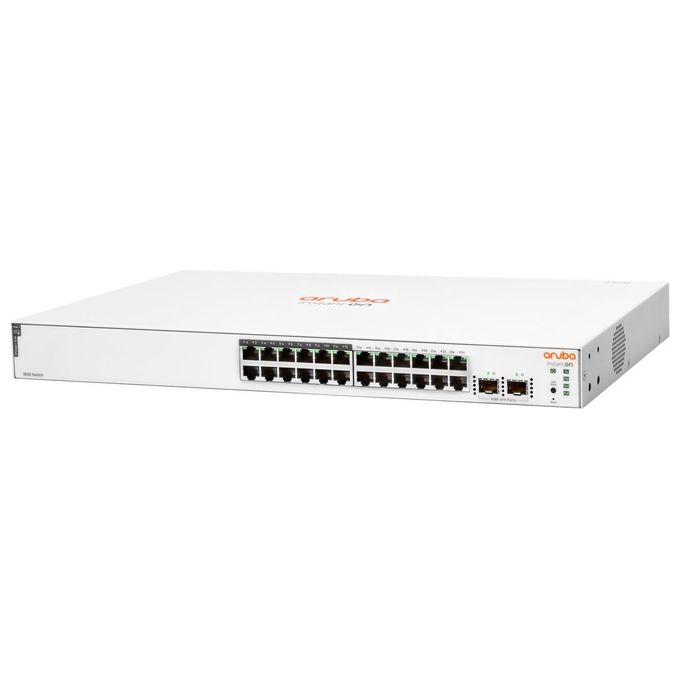 Aruba JL813A Instant On 1830 Switch Intelligente 24 porte Gigabit 12p PoE+ Classe 4 2 SFP 195W Gestito L2 Rack 1U