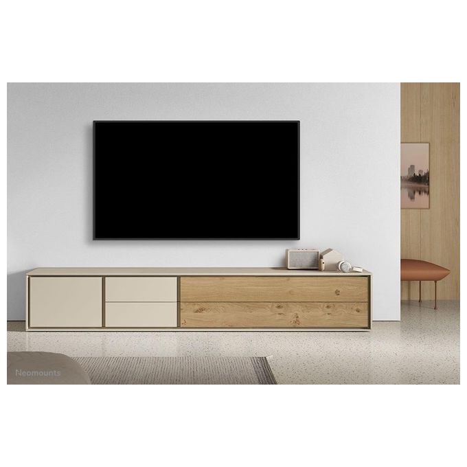 Neomounts WL35-550BL18 LEVEL Supporto TV a parete inclinabile 43-86'' VESA 100x100-800x400 mm max 60 Kg distanza dal muro 3,3 cm colore Nero