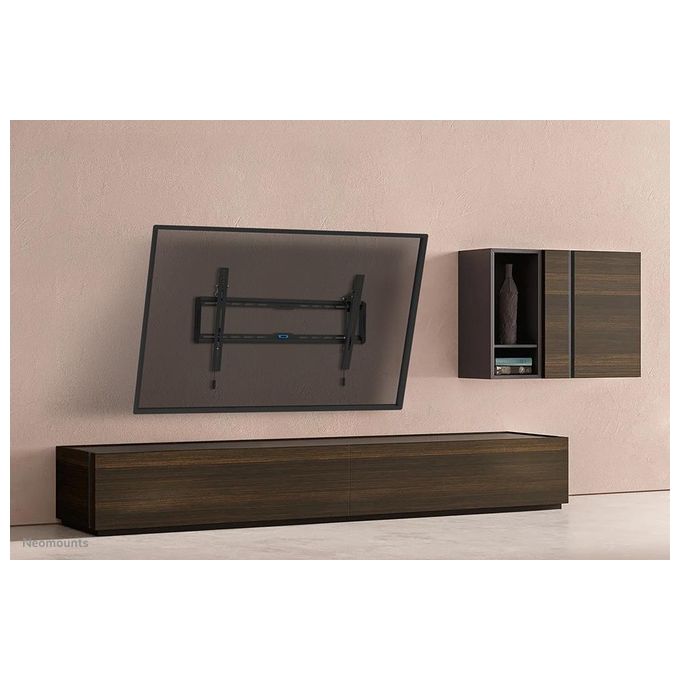 Neomounts WL35-550BL18 LEVEL Supporto TV a parete inclinabile 43-86'' VESA 100x100-800x400 mm max 60 Kg distanza dal muro 3,3 cm colore Nero