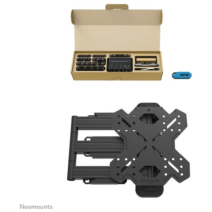 Neomounts WL40S-850BL12 Supporto TV a Parete Full Motion 32'' 55'' 40 Kg VESA 200x200 colore Nero