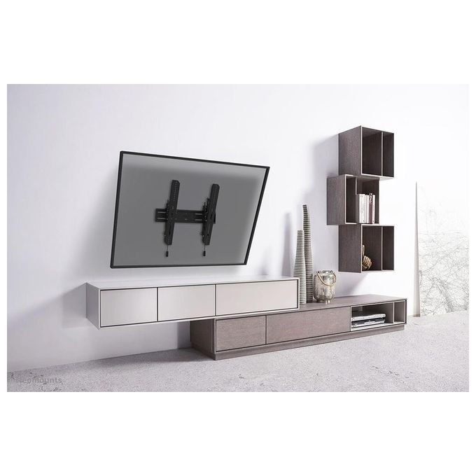 Neomounts WL35S-850BL14 Supporto a Parete Inclinabile per TV fino a 65'' Compatibile VESA 100x100 a 400x400 mm con Sistema Magnetico Pull and Release colore Nero