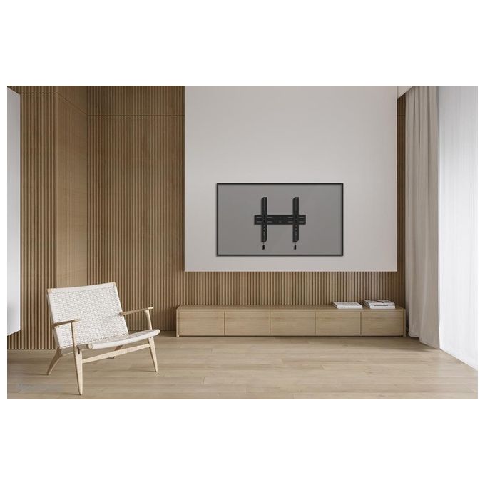 Neomounts WL35S-850BL14 Supporto a Parete Inclinabile per TV fino a 65'' Compatibile VESA 100x100 a 400x400 mm con Sistema Magnetico Pull and Release colore Nero
