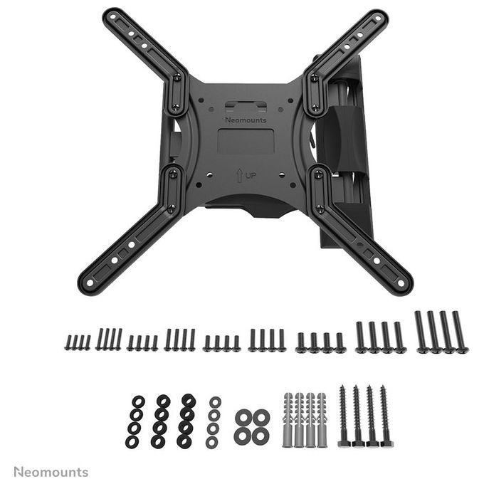 Neomounts WL40-550BL14 Supporto TV a Parete Full Motion per Schermi 40-55 Pollici VESA 100x100 a 400x400 Inclinabile e Girevole con Sistema Easy Release colore Nero