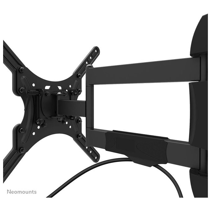 Neomounts WL40-550BL14 Supporto TV a Parete Full Motion per Schermi 40-55 Pollici VESA 100x100 a 400x400 Inclinabile e Girevole con Sistema Easy Release colore Nero