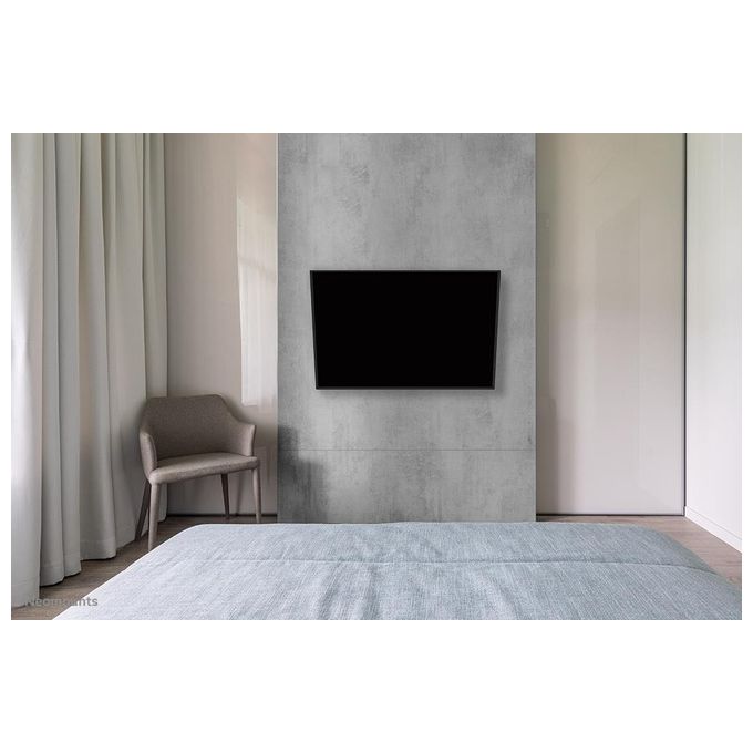 Neomounts WL40-550BL14 Supporto TV a Parete Full Motion per Schermi 40-55 Pollici VESA 100x100 a 400x400 Inclinabile e Girevole con Sistema Easy Release colore Nero