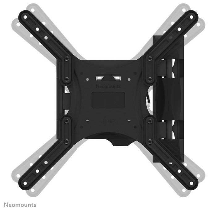 Neomounts WL40-550BL14 Supporto TV a Parete Full Motion per Schermi 40-55 Pollici VESA 100x100 a 400x400 Inclinabile e Girevole con Sistema Easy Release colore Nero