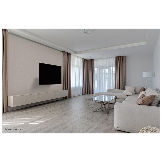Neomounts WL40-550BL14 Supporto TV a Parete Full Motion per Schermi 40-55 Pollici VESA 100x100 a 400x400 Inclinabile e Girevole con Sistema Easy Release colore Nero