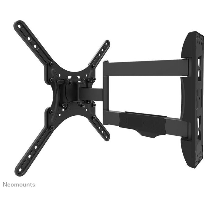 Neomounts WL40-550BL14 Supporto TV a Parete Full Motion per Schermi 40-55 Pollici VESA 100x100 a 400x400 Inclinabile e Girevole con Sistema Easy Release colore Nero