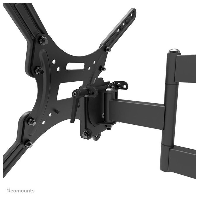 Neomounts WL40-550BL14 Supporto TV a Parete Full Motion per Schermi 40-55 Pollici VESA 100x100 a 400x400 Inclinabile e Girevole con Sistema Easy Release colore Nero