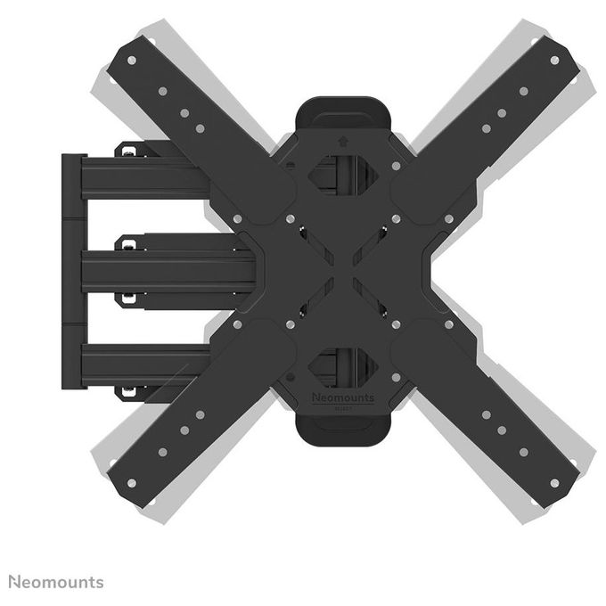 Neomounts WL40S-850BL14 Supporto TV a parete Full Motion 40-65'' 40 Kg VESA 100x100-400x400 Inclinazione -2°-+12° Rotazione 45° colore Nero