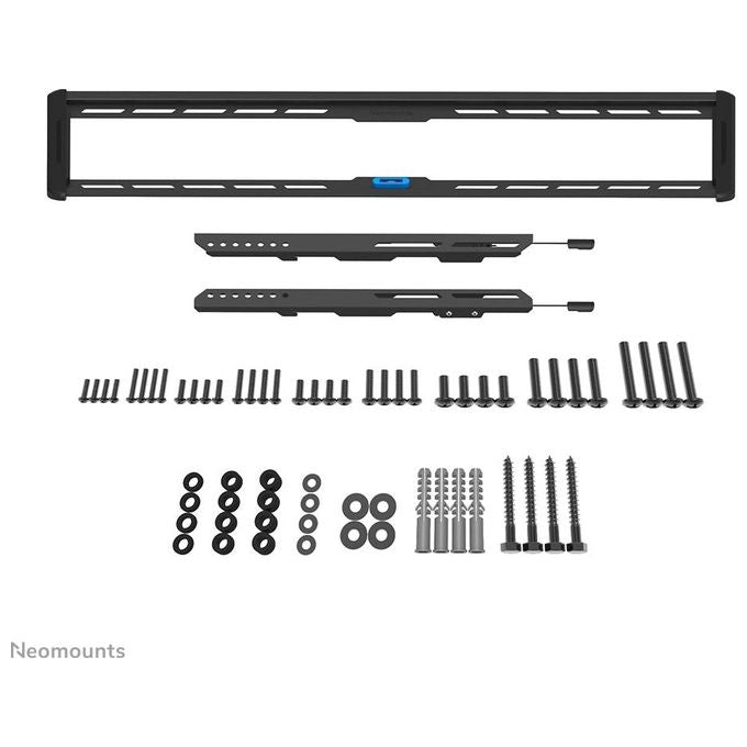 Neomounts WL30-550BL18 Supporto TV a Parete Fisso Ultra Sottile per Schermi fino a 86 Pollici VESA 100x100 a 800x400 mm Sistema Magnetico Pull and Release colore Nero