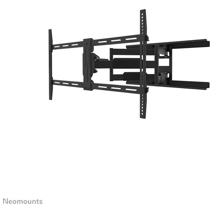 Neomounts WL40-550BL18 Supporto TV a parete Full Motion per schermi 43-75'' con regolazione inclinazione e rotazione fino a 54° e gestione cavi integrata colore Nero