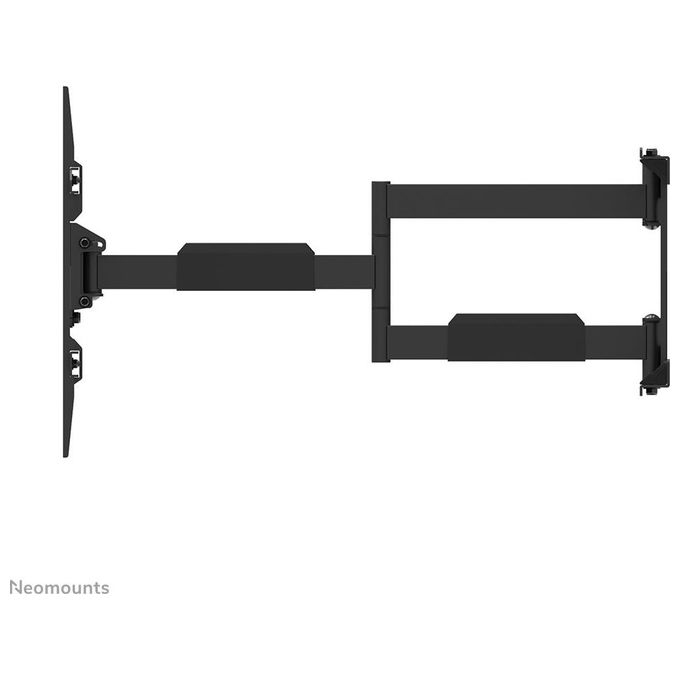 Neomounts WL40-550BL18 Supporto TV a parete Full Motion per schermi 43-75'' con regolazione inclinazione e rotazione fino a 54° e gestione cavi integrata colore Nero